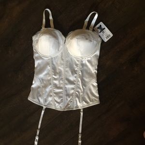 Push-up Bra Bridal Corset Bustier  White&ivry 36DD